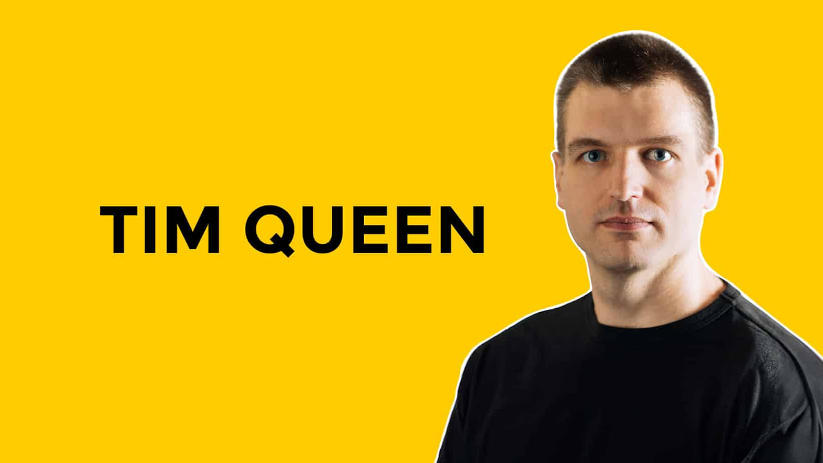 Tim Queen at the Yellow Background