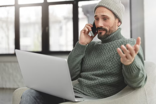 Man talking on the phone