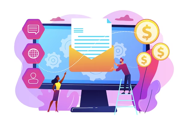 An automated email system with personalized content